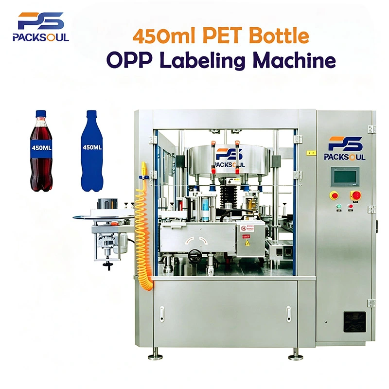 450 ml PET-pullon OPP-merkintäkone