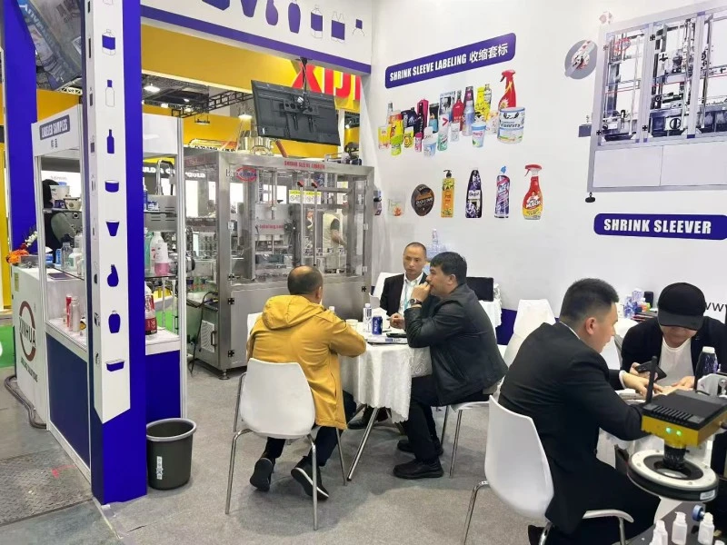 Post Filling Bottle Sleeve Labeling Machine