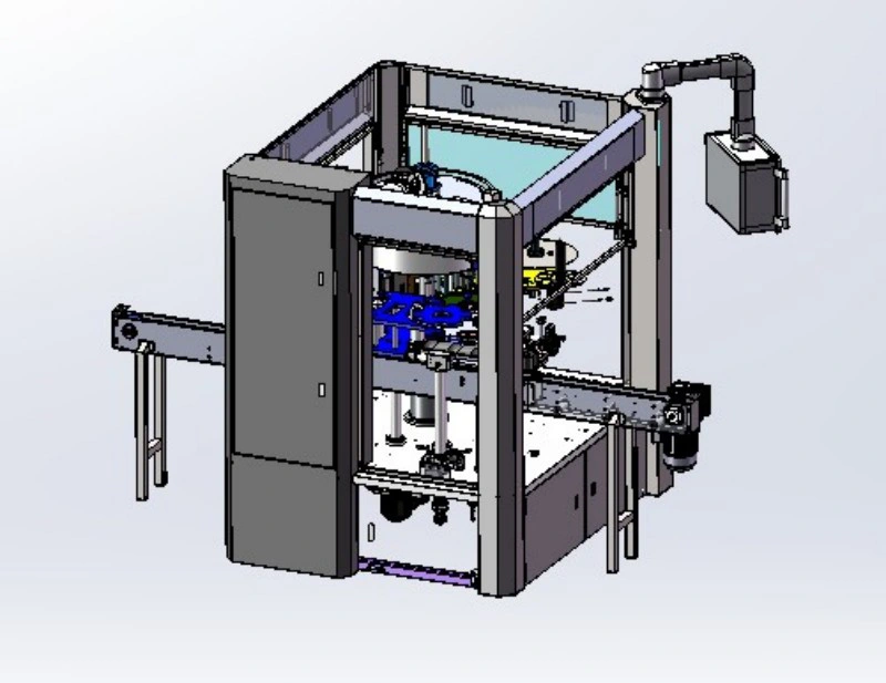 Rotary Self Adhesive Labeling Machine For Flat Bottles